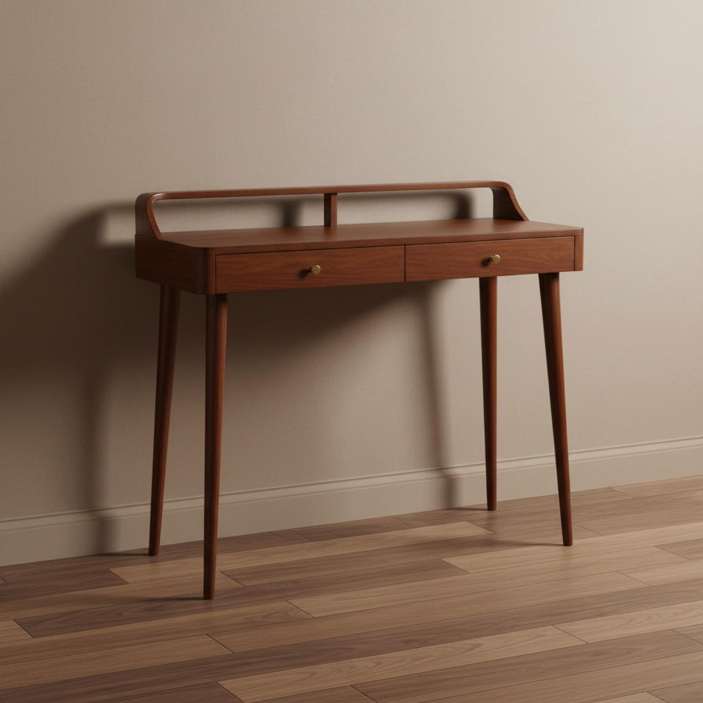 Elevated Console Table in a modern rustic UK hallway