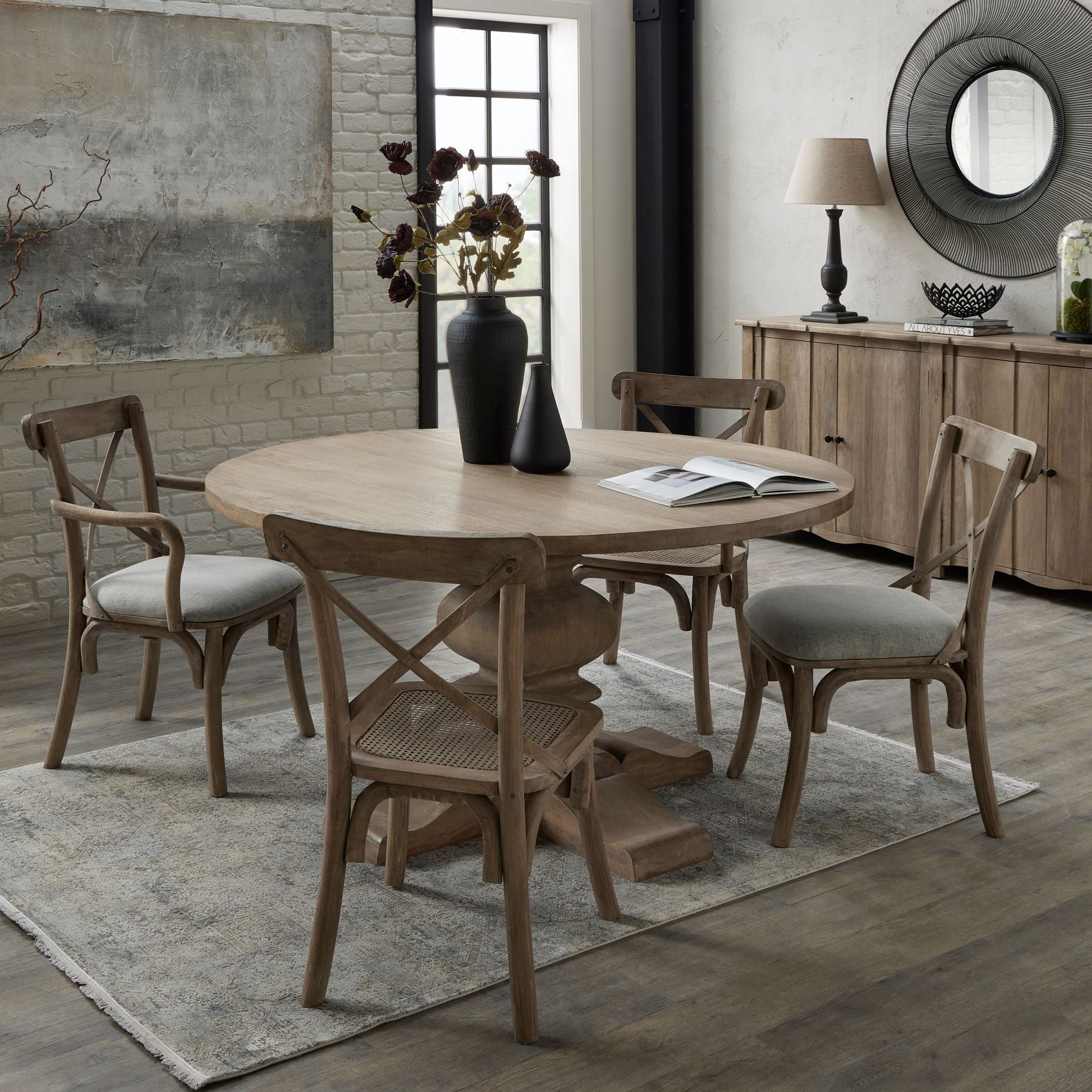 The Copgrove Round Pedestal Dining Table