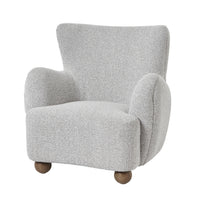 Greige Hui Large Modern Armchair