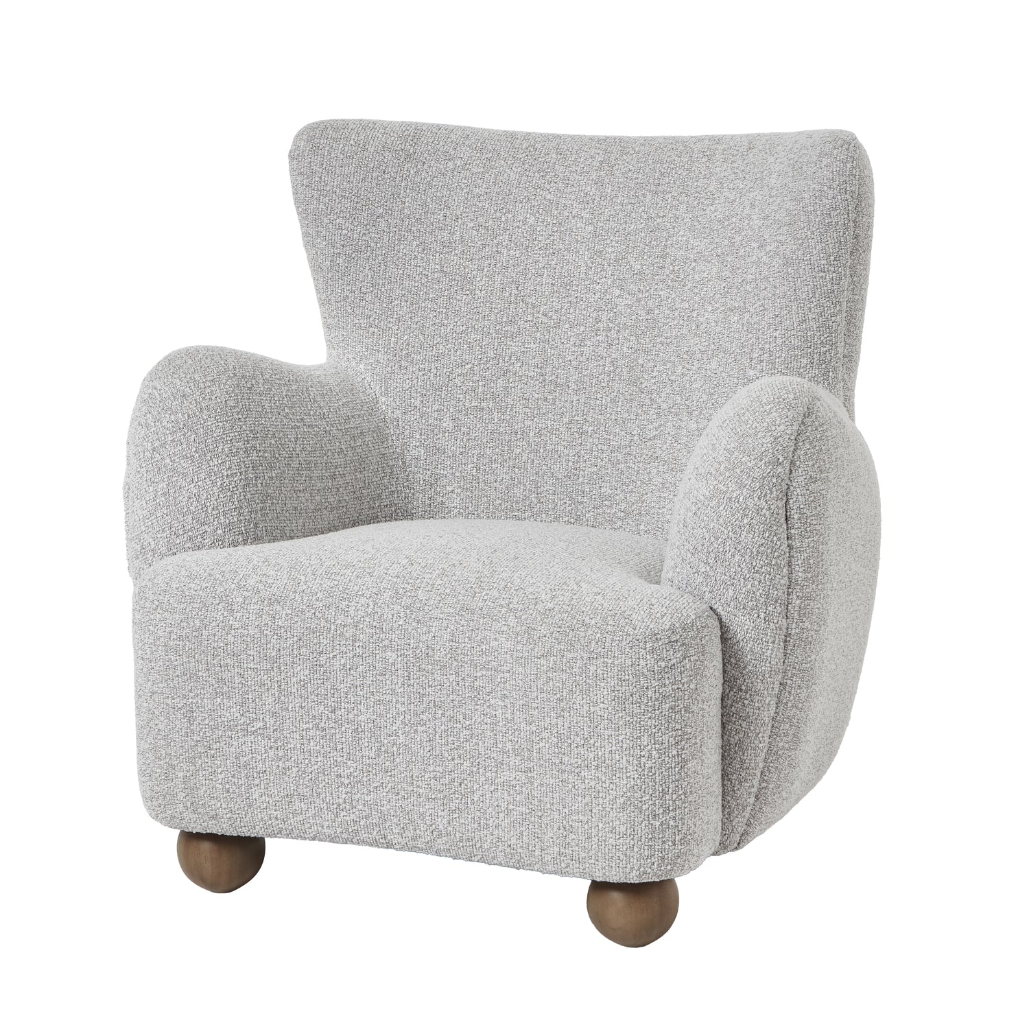 Greige Hui Large Modern Armchair