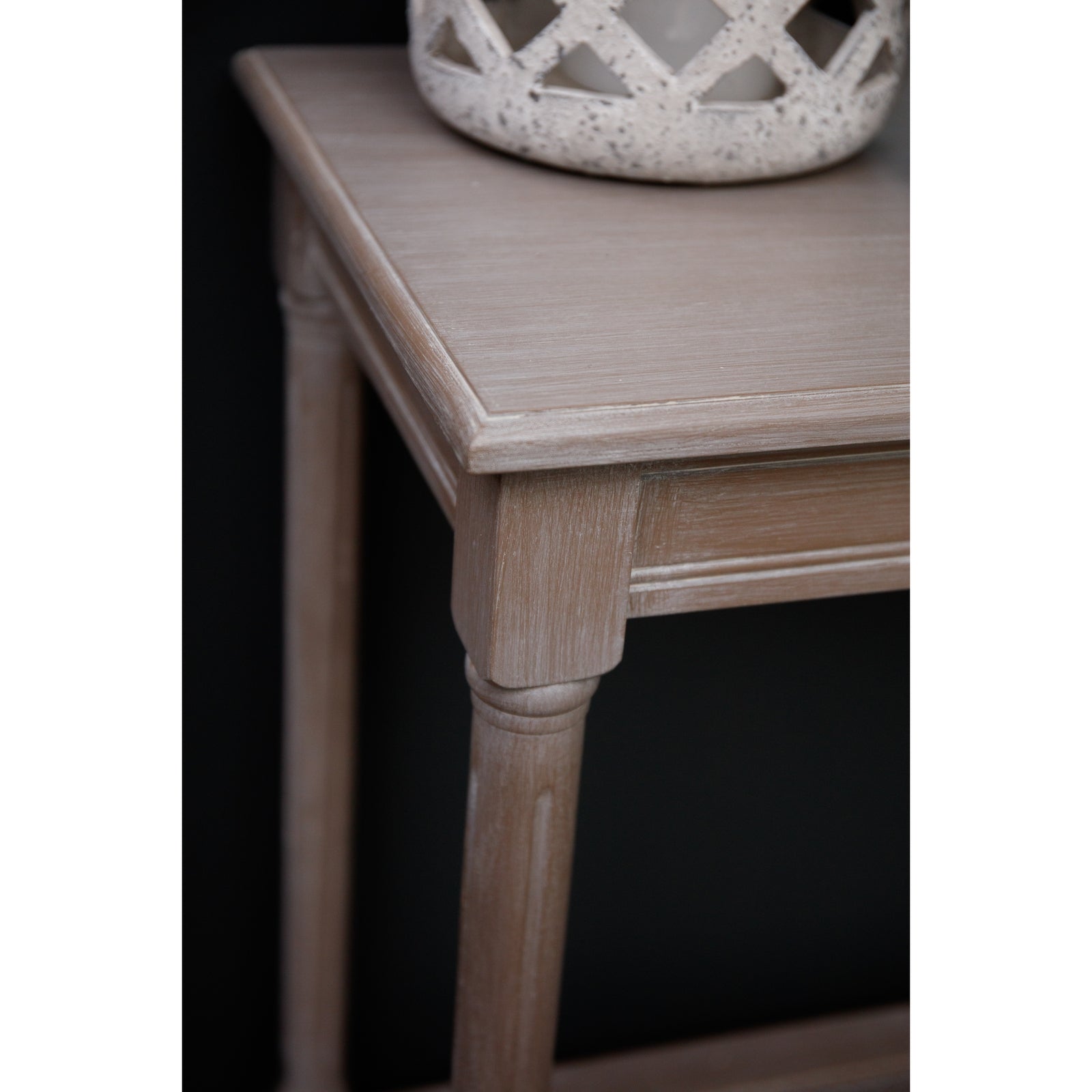 The Serene Rattan & Ash Console Table