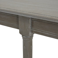 The Serene Rattan & Ash Console Table