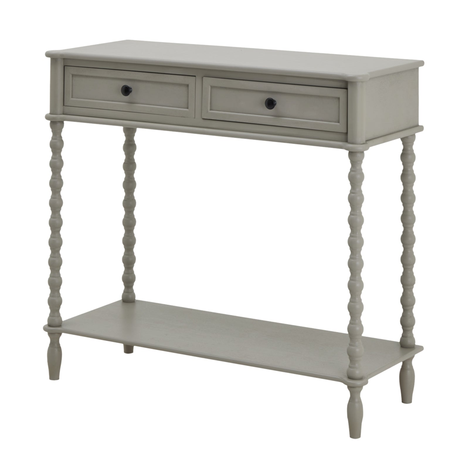 Camden Two-Drawer Console Table - Natural Wood