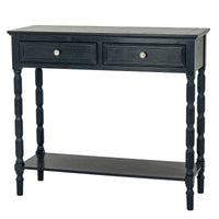 Contour Black Modern Console Table