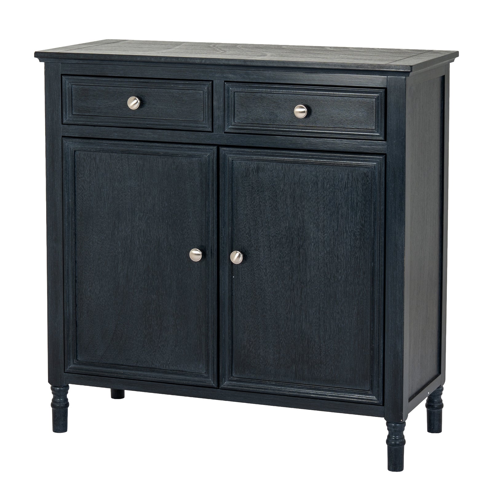Contour Black Fluted Sideboard Modern Storage