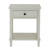The Belmont Alpine White Side Table