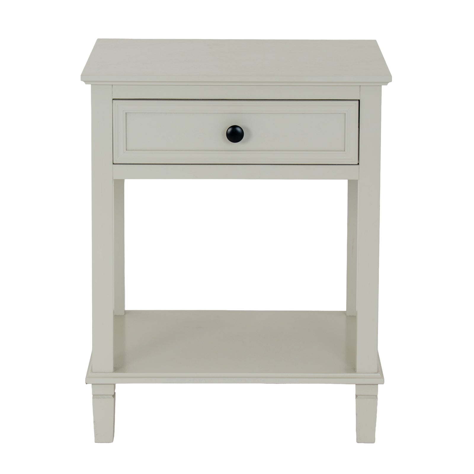 The Belmont Alpine White Side Table