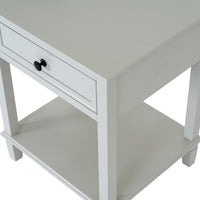 The Belmont Alpine White Side Table