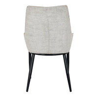 The Zephra White Modern Dining Chair