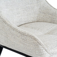 The Zephra White Modern Dining Chair
