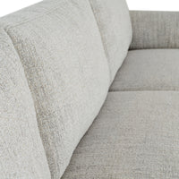 The Zephra Three Seater Sofa & Footstool
