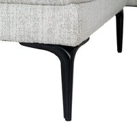 The Zephra Three Seater Sofa & Footstool