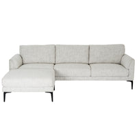 The Zephra Three Seater Sofa & Footstool