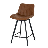 The Malmo Tan Swivel Bar Stool