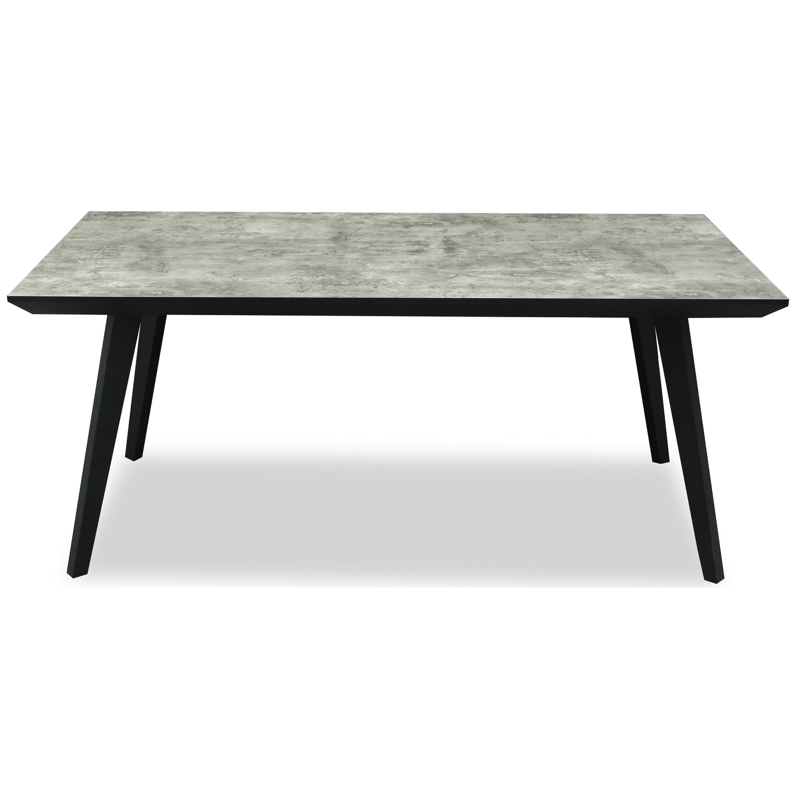 Nivara Industrial Black Dining Table