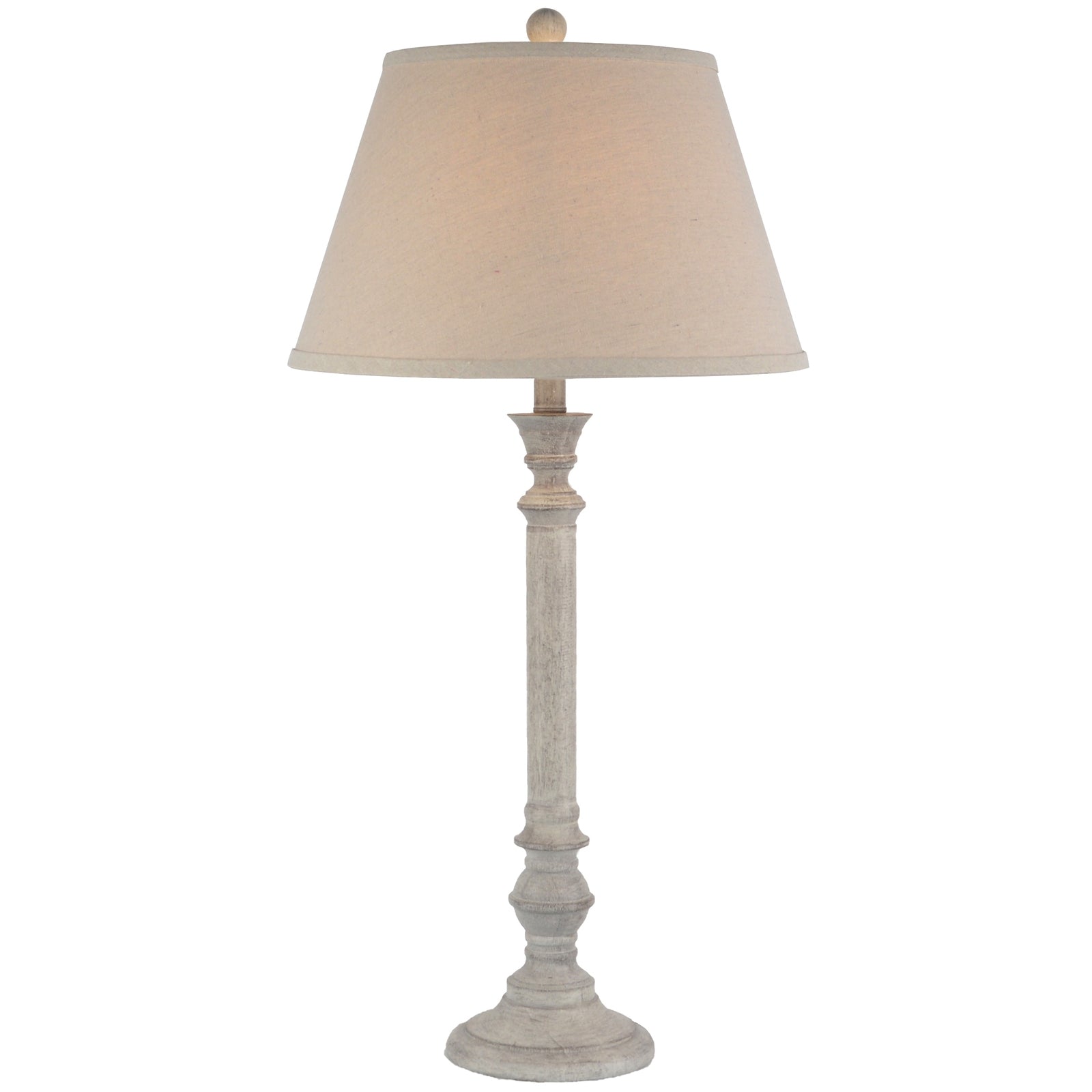 Liora Curved White Table Lamp