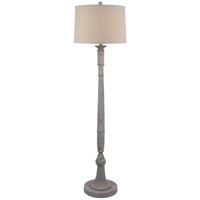 Stella White Resin Floor Lamp