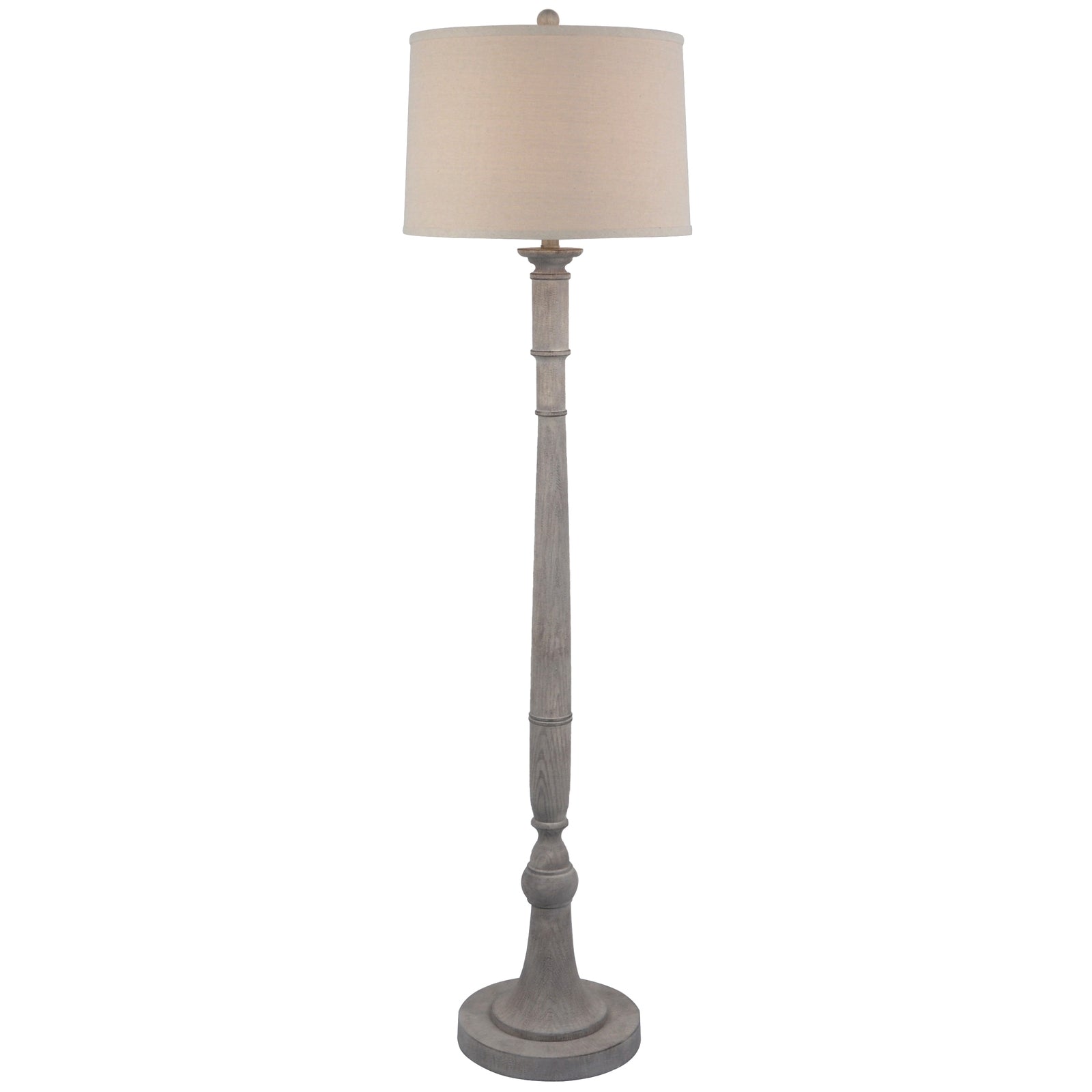 Stella White Resin Floor Lamp