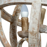 The Solara Industrial Bronze Orb Pendant