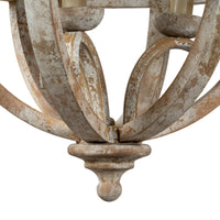 The Solara Industrial Bronze Orb Pendant