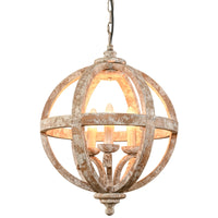 Solara Bronze Orb Ceiling Pendant