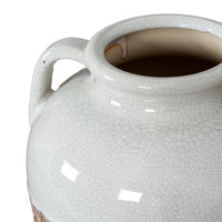 The Thorne White Textured Amphora Vase