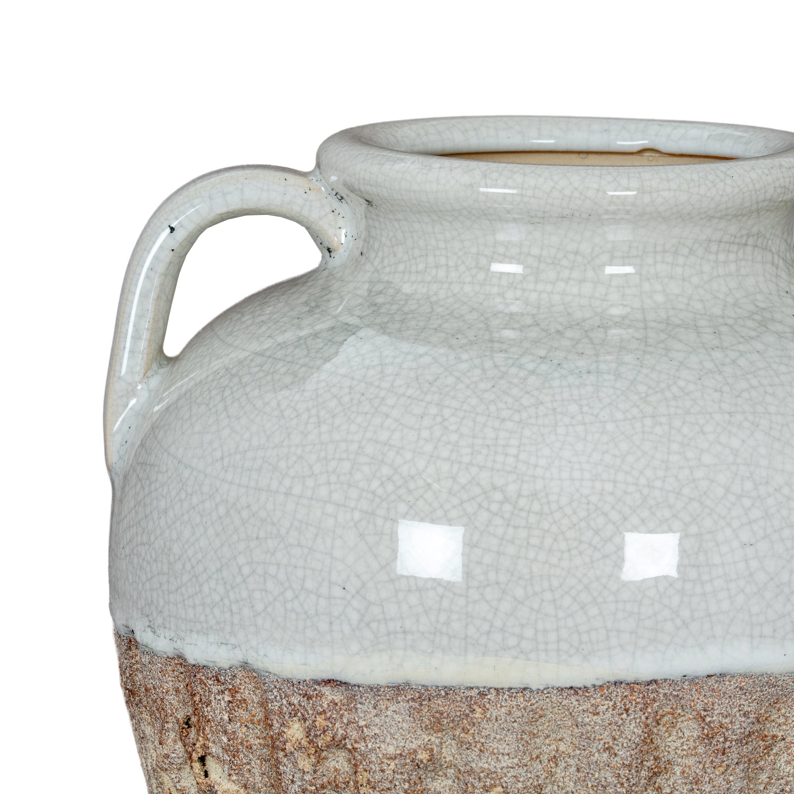 The Thorne White Textured Amphora Vase