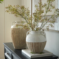 The Thorne White Textured Amphora Vase