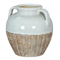 The Thorne White Textured Amphora Vase