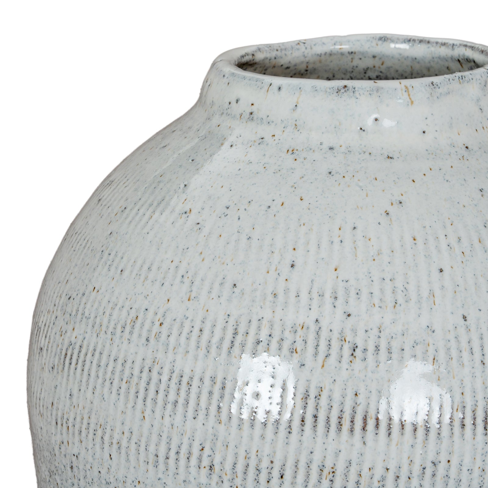 The Kemi Large White Olpe Vase