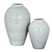 The Kemi Large White Olpe Vase