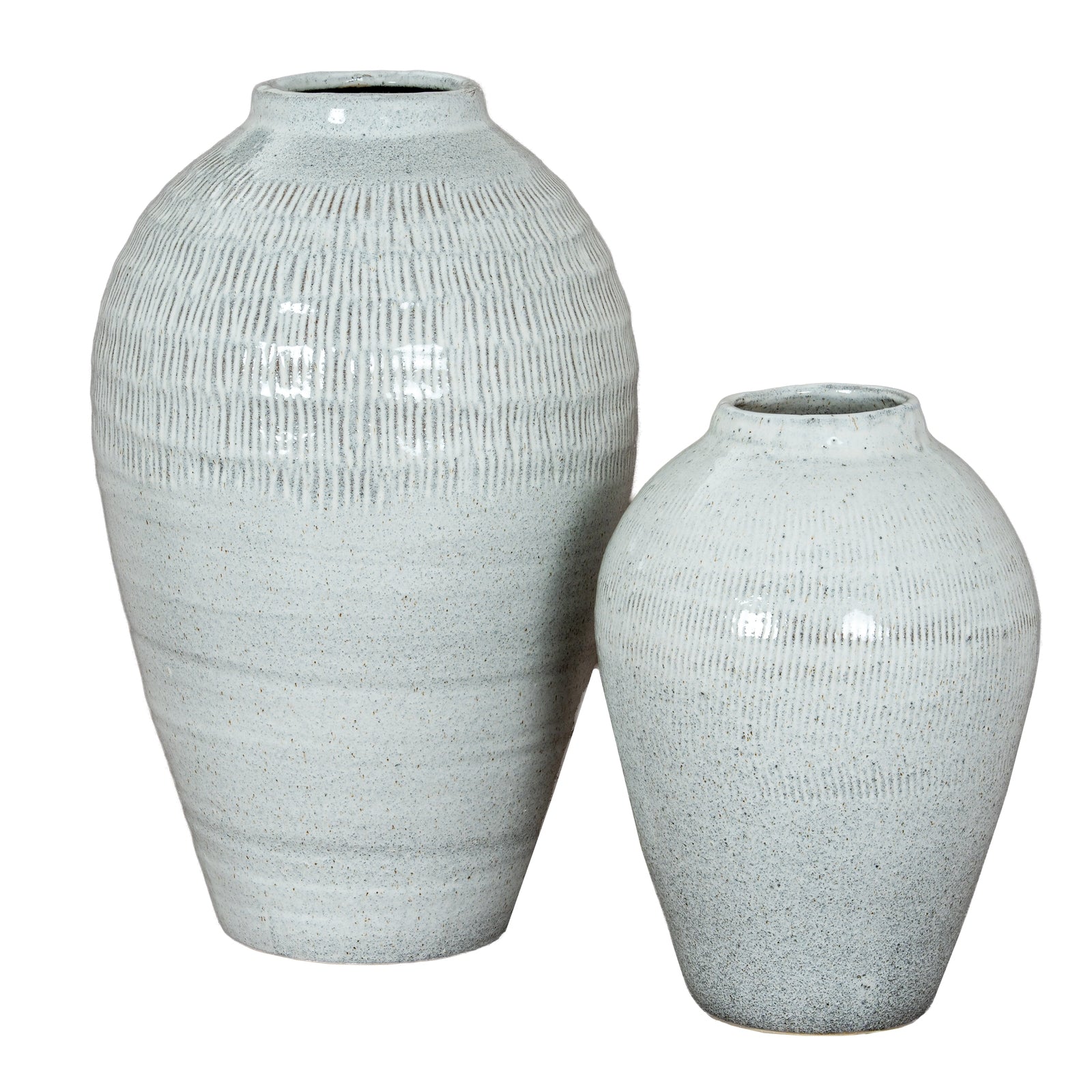 The Kemi Large White Olpe Vase