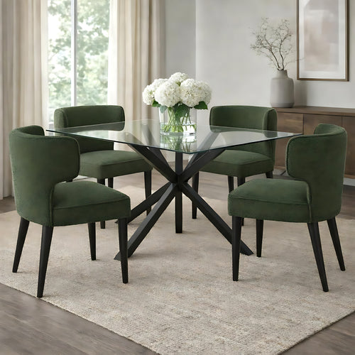 The Avia Moss Green Dining Chair