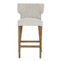 The Avia Mist Grey Bar Stool