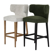 The Avia Mist Grey Bar Stool