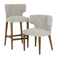 The Avia Mist Grey Bar Stool