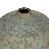 The Capella Minimalist Grey Clay Bottle Vase