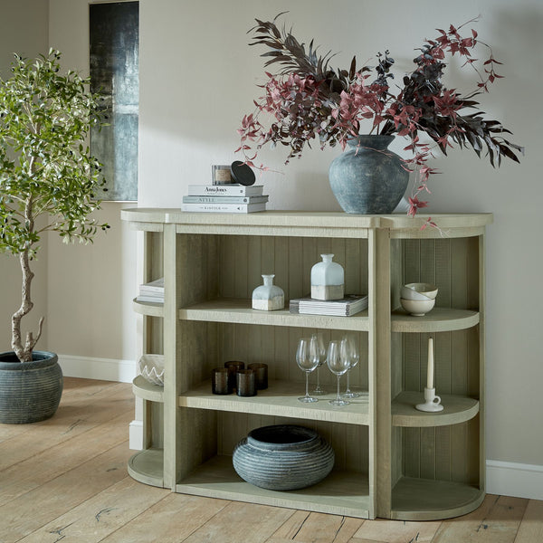 The Saltaire Pine Wood 3 Shelf Unit