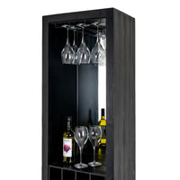 The Lennox Black Wood Drinks Cabinet
