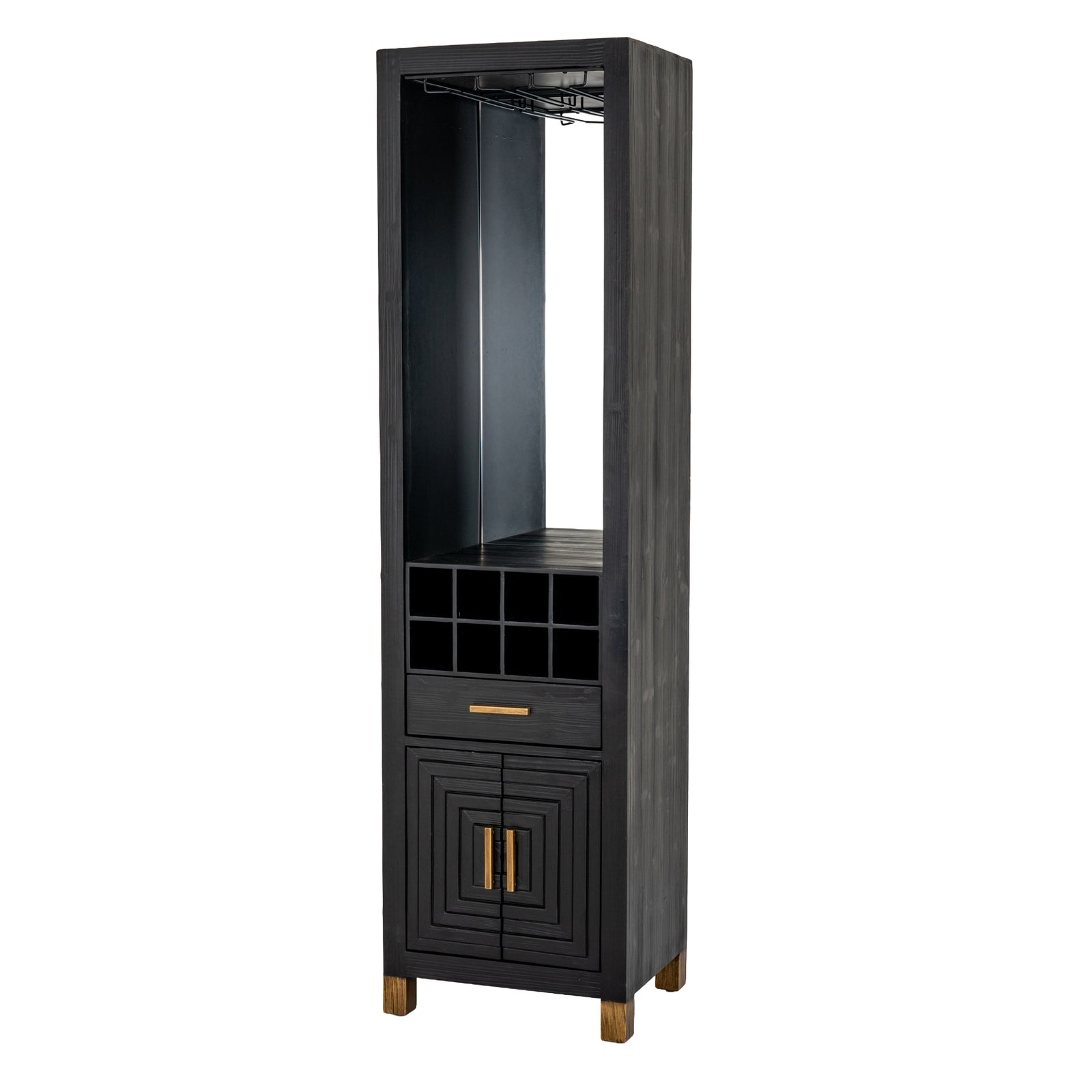Lennox Black Wood Drinks Cabinet