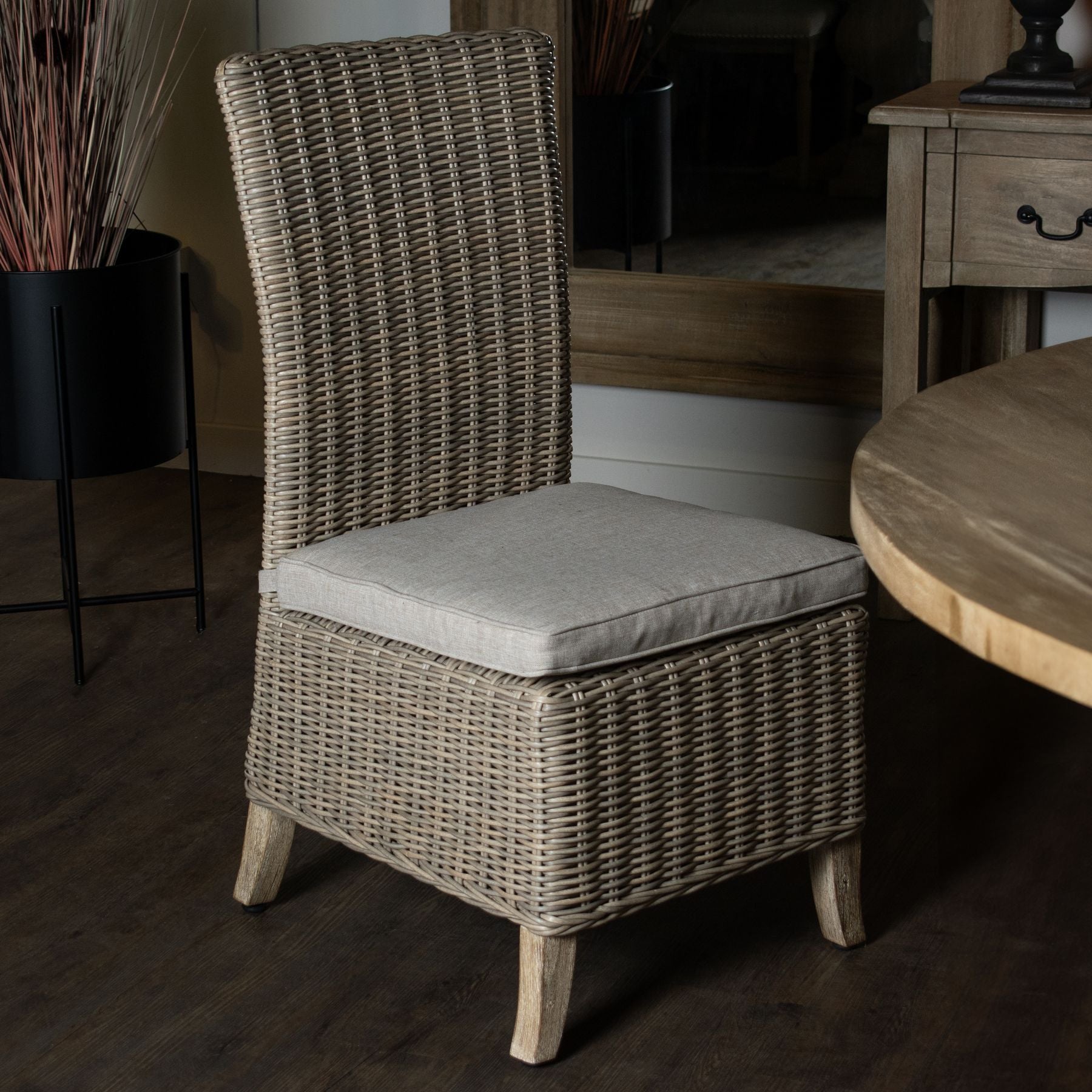 Capri Outdoor Dining Chair - Weather-Resistant Modern Garden Seating | Hearth & Haven