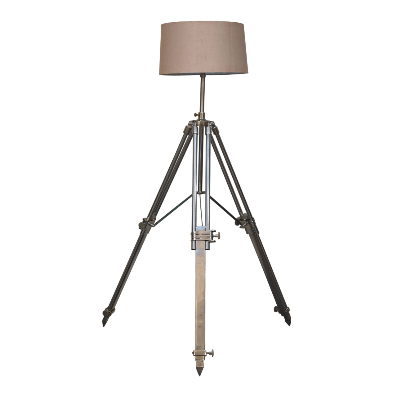 The Chrome Tripod Floor Lamp