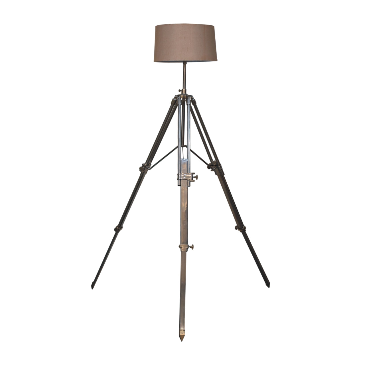 The Chrome Tripod Floor Lamp