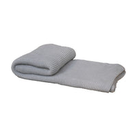 The Double Knit Blue Throw