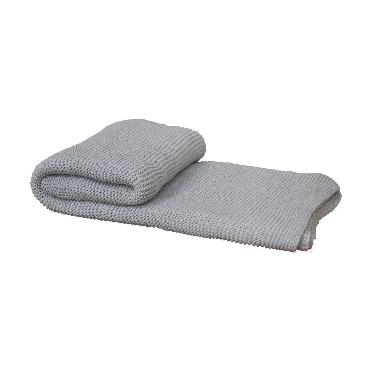 The Double Knit Blue Throw
