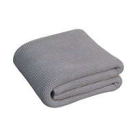 The Double Knit Grey Throw