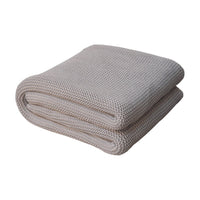 The Double Knit Grey Throw