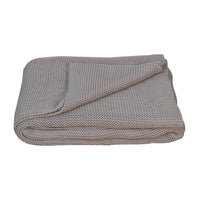 The Double Knit Grey Throw