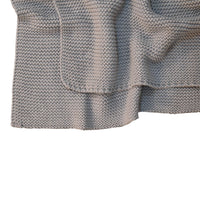 The Double Knit Grey Throw