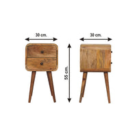 The Compact Curve Nightstand